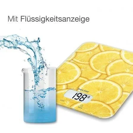 Beurer Báscula de Cocina KS-19 Lemon